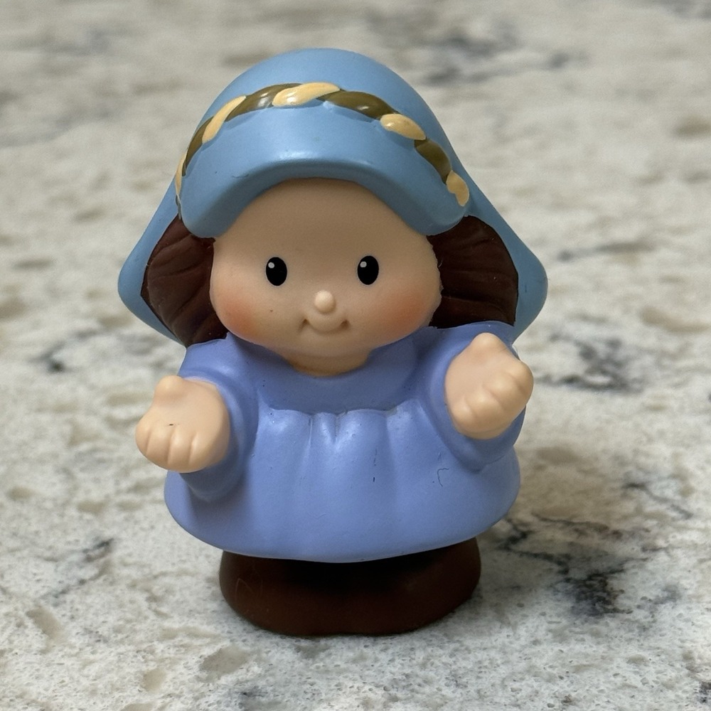 Fisher Price Little People Nativity Mary Mother Jesus Christmas Manger 2008